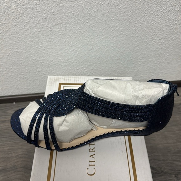 Charter Club Women's Ginifur Embellished Strappy Wedge Sandals (WIDE) - Picture 7 of 8